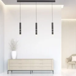 Neuhaus PURE® LED Pendelleuchte PURE Vega, schwarz, 3-flammig, mit Lichtmodi