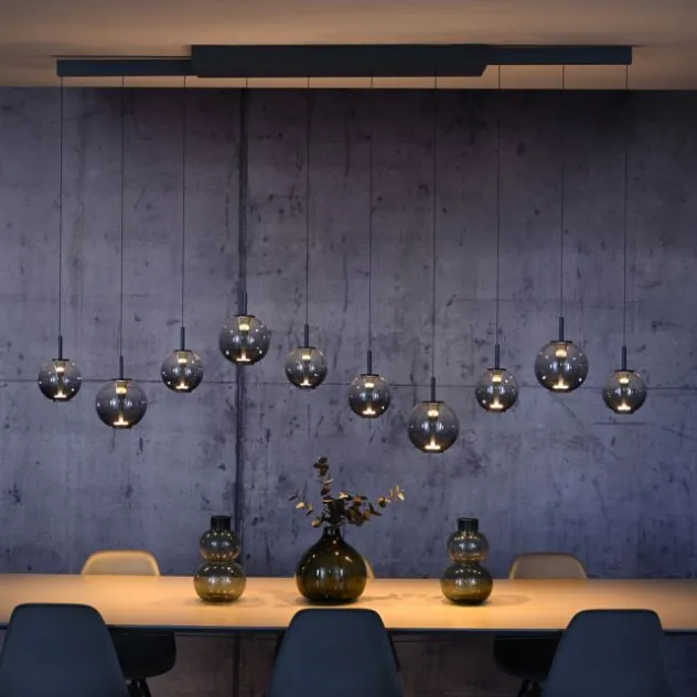Neuhaus PURE® LED Pendelleuchte PURE E-Infinity, mystic grey mit e-Slide Funktion
