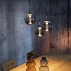 Neuhaus PURE® LED Pendelleuchte PURE E-Infinity, mystic grey, mit e-Lift Funktion