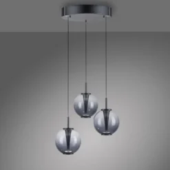 Neuhaus PURE® LED Pendelleuchte PURE E-Infinity, mystic grey, mit e-Lift Funktion