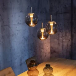 Neuhaus PURE® LED Pendelleuchte PURE E-Infinity, bronce, mit e-Lift Funktion