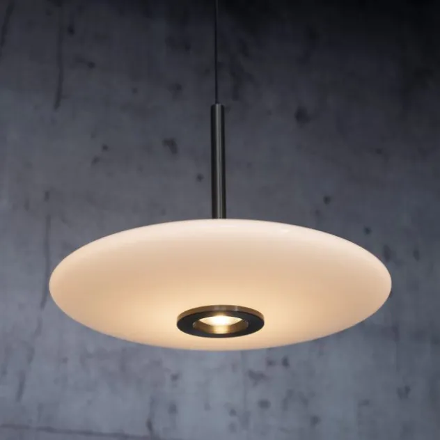 Neuhaus PURE® LED Pendelleuchte PURE E-Vitrum, dark-metal brown, höhenverstellbar
