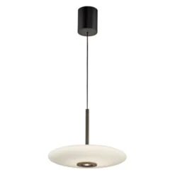 Neuhaus PURE® LED Pendelleuchte PURE E-Vitrum, dark-metal brown, höhenverstellbar