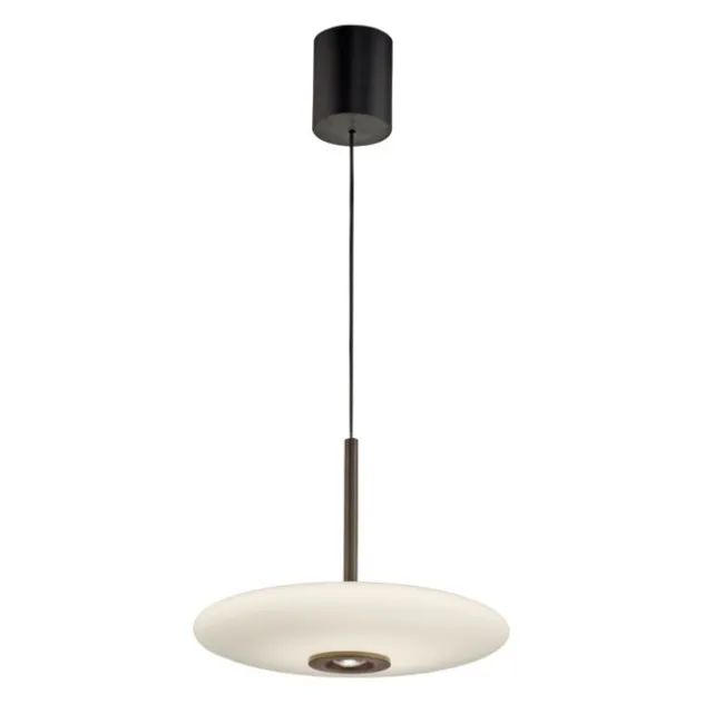 Neuhaus PURE® LED Pendelleuchte PURE E-Vitrum, dark-metal brown, höhenverstellbar
