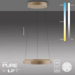 Neuhaus PURE® LED Pendelleuchte PURE E-Clipse bronce