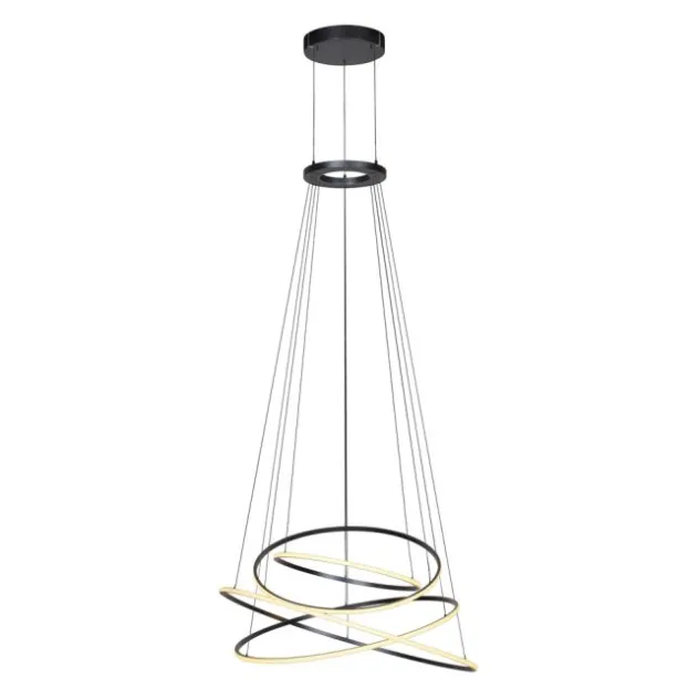 Neuhaus PURE® LED Pendelleuchte PURE E-Flying Rings mystic grey (grau)