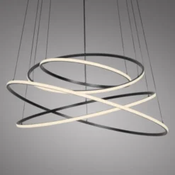 Neuhaus PURE® LED Pendelleuchte PURE E-Flying Rings mystic grey (grau)
