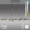 Neuhaus PURE® LED Pendelleuchte PURE E-Popup,platin (grau)