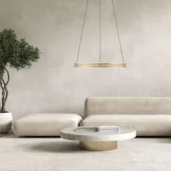 Neuhaus PURE® LED Pendelleuchte PURE E-Loop ivory gold