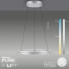 Neuhaus PURE® LED Pendelleuchte PURE E-Loop stone (alu)