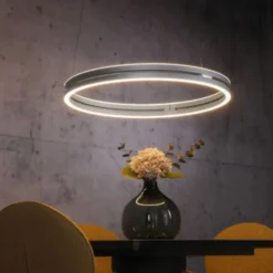 Neuhaus PURE® LED Pendelleuchte PURE E-Loop stone (alu)
