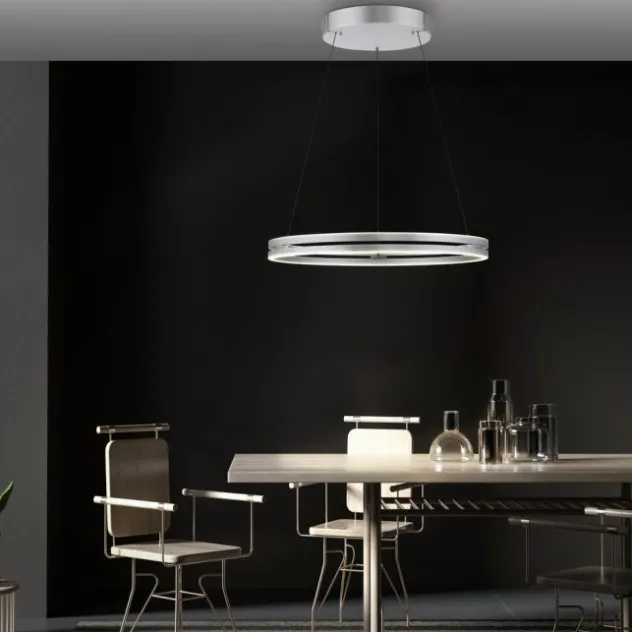 Neuhaus PURE® LED Pendelleuchte PURE E-Loop stone (alu)