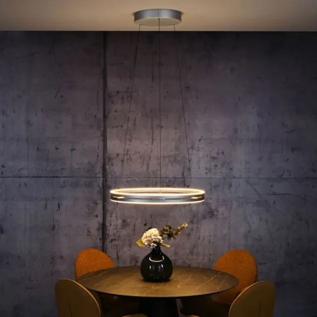 Neuhaus PURE® LED Pendelleuchte PURE E-Loop stone (alu)