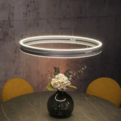 Neuhaus PURE® LED Pendelleuchte PURE E-Loop stone (alu)
