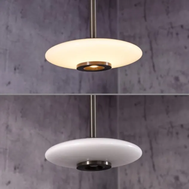 Neuhaus PURE® LED Pendelleuchte PURE Vitrum, dark-metal, brown, höhenverstellbar