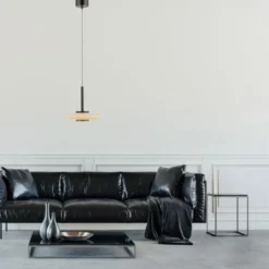 Neuhaus PURE® LED Pendelleuchte PURE Vitrum, dark-metal, brown, höhenverstellbar