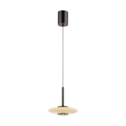 Neuhaus PURE® LED Pendelleuchte PURE Vitrum, dark-metal, brown, höhenverstellbar