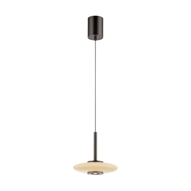 Neuhaus PURE® LED Pendelleuchte PURE Vitrum, dark-metal, brown, höhenverstellbar