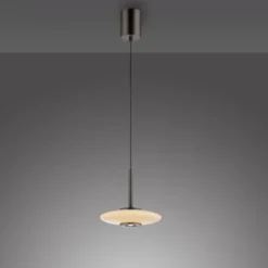 Neuhaus PURE® LED Pendelleuchte PURE Vitrum, dark-metal, brown, höhenverstellbar