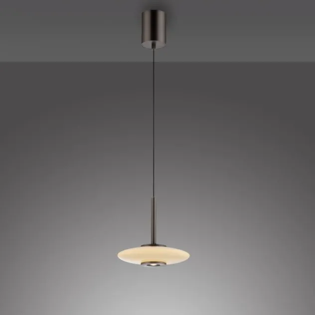 Neuhaus PURE® LED Pendelleuchte PURE Vitrum, dark-metal, brown, höhenverstellbar