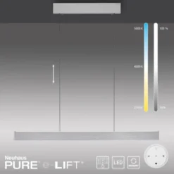Neuhaus PURE® LED Pendelleuchte PURE E-Motion diamond (alu)