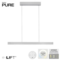 Neuhaus PURE® LED Pendelleuchte PURE E-Motion diamond (alu)