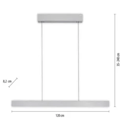 Neuhaus PURE® LED Pendelleuchte PURE E-Motion diamond (alu)