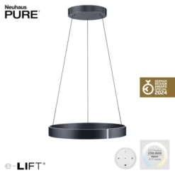 Neuhaus PURE® LED Pendelleuchte PURE E-Clipse mystic grey (grau)