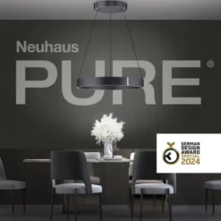 Neuhaus PURE® LED Pendelleuchte PURE E-Clipse mystic grey (grau)
