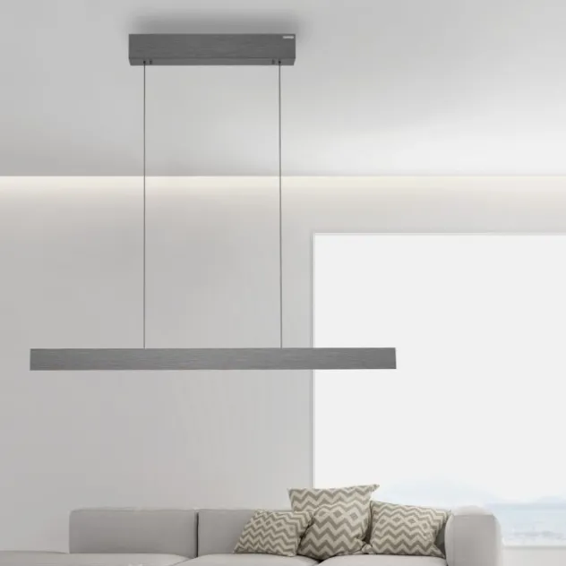 Neuhaus PURE® LED Pendelleuchte PURE E-Motion platin (grau)