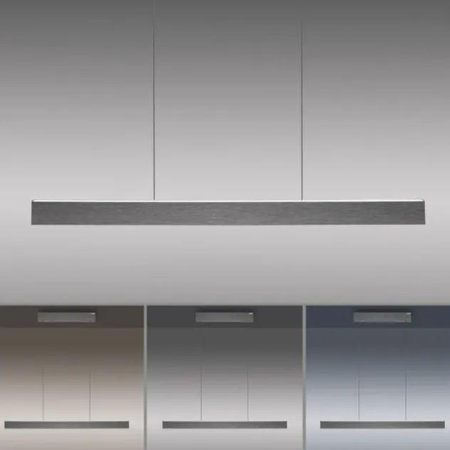 Neuhaus PURE® LED Pendelleuchte PURE E-Motion platin (grau)