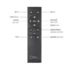 Neuhaus PURE® LED Pendelleuchte PURE Clipse, mystic-grey (grau), Fernbedienung, Comfort Lift