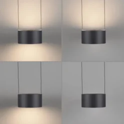 Neuhaus PURE® LED Pendelleuchte PURE Clipse, mystic-grey (grau), Fernbedienung, Comfort Lift