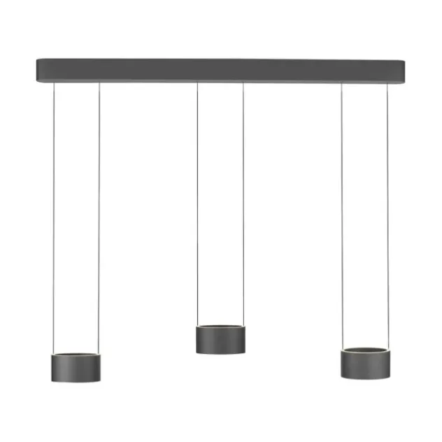 Neuhaus PURE® LED Pendelleuchte PURE Clipse, mystic-grey (grau), Fernbedienung, Comfort Lift