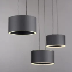 Neuhaus PURE® LED Pendelleuchte PURE Clipse, mystic-grey (grau), Fernbedienung, Comfort Lift