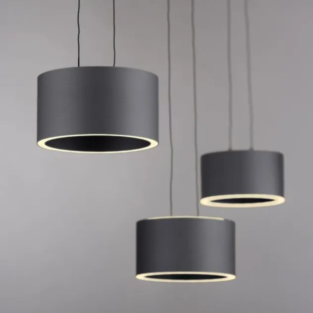 Neuhaus PURE® LED Pendelleuchte PURE Clipse, mystic-grey (grau), Fernbedienung, Comfort Lift