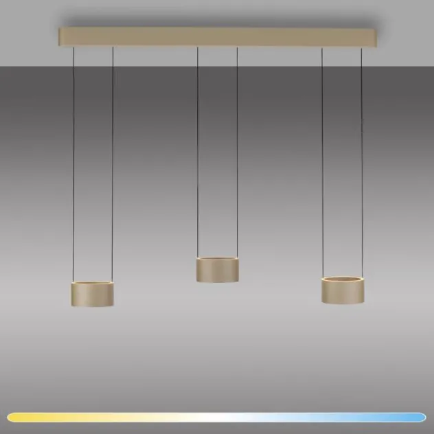 Neuhaus PURE® LED Pendelleuchte PURE Clipse, bronce, Fernbedienung, Comfort Lift