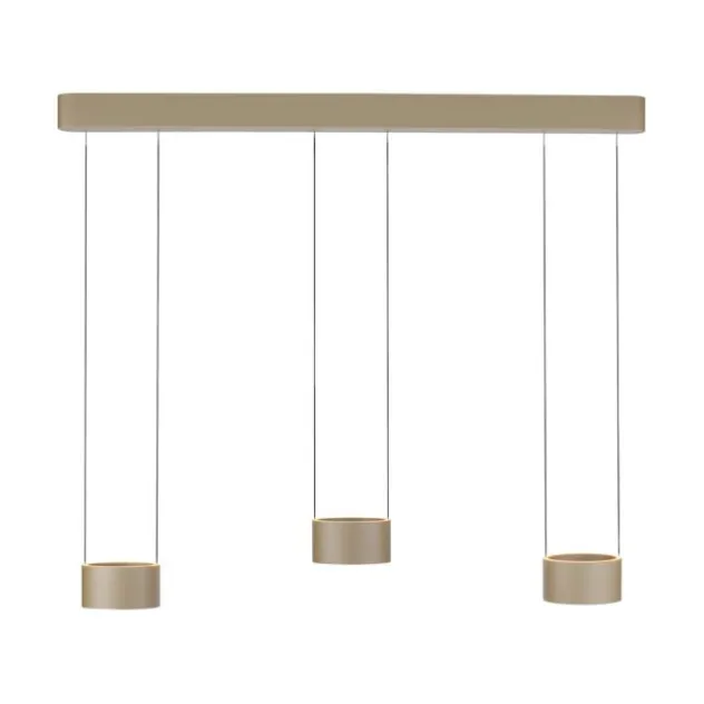 Neuhaus PURE® LED Pendelleuchte PURE Clipse, bronce, Fernbedienung, Comfort Lift