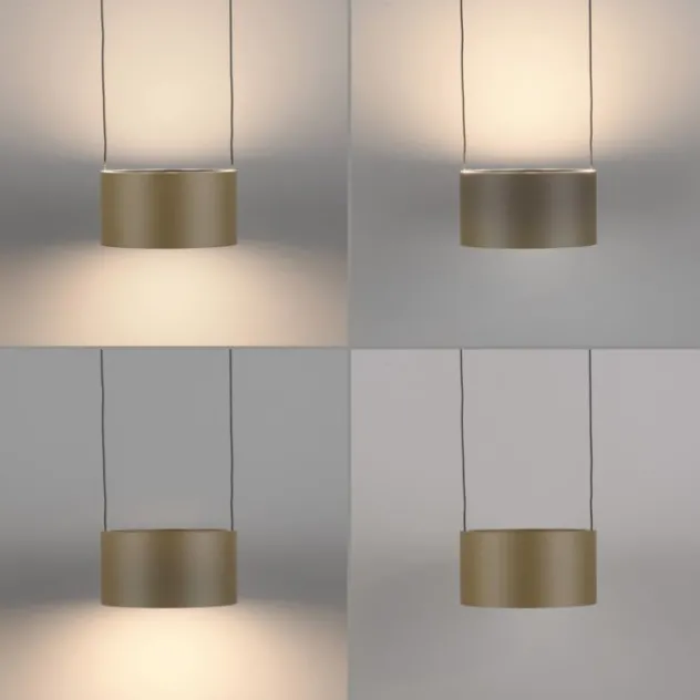 Neuhaus PURE® LED Pendelleuchte PURE Clipse, bronce, Fernbedienung, Comfort Lift