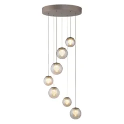 Neuhaus PURE® LED Pendelleuchte PURE Popup, bronce, 7-flammig