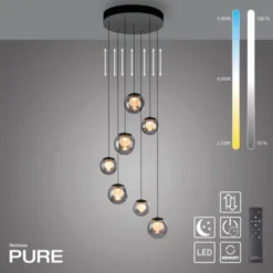 Neuhaus PURE® LED Pendelleuchte PURE Popup, mystic grey