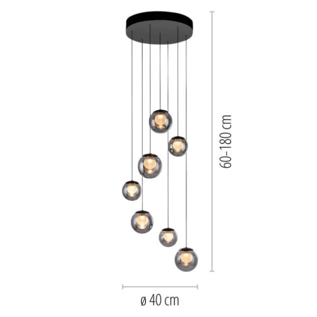 Neuhaus PURE® LED Pendelleuchte PURE Popup, mystic grey