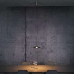 Neuhaus PURE® LED Pendelleuchte PURE Vitrum, platin (grau), dimmbar, höhenverstellbar