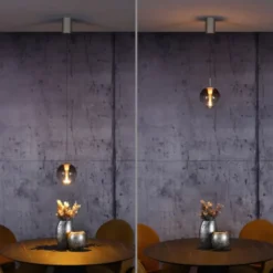 Neuhaus PURE® LED Pendelleuchte PURE Infinity bronce, Comfort Lift Funktion