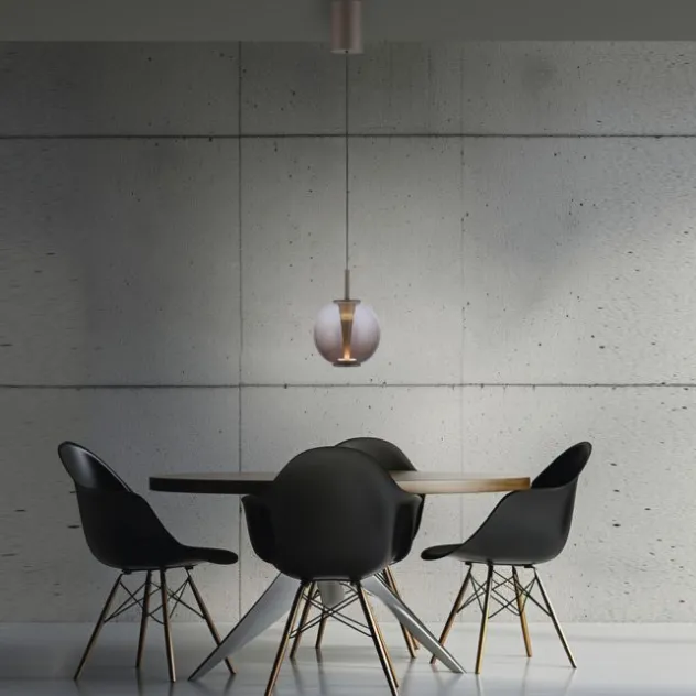 Neuhaus PURE® LED Pendelleuchte PURE Infinity bronce, Comfort Lift Funktion