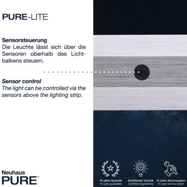 Neuhaus PURE® LED Pendelleuchte PURE Lite, graphite CCT dimmba