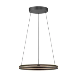 Neuhaus PURE® LED Pendelleuchte PURE E-Loop oak/ black pearl
