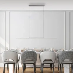 Neuhaus PURE® LED Pendelleuchte PURE Surface, platin (grau) 125x25 höhenverstellbar