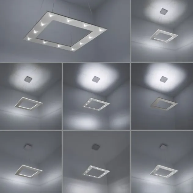 Neuhaus PURE® LED Pendelleuchte PURE Cosmo, quadratisch, Touchdimmer, CCT