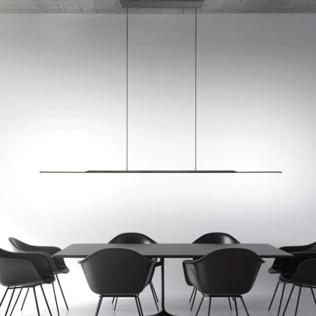 Neuhaus PURE® LED Pendelleuchte PURE Surface, platin (grau),160x25 höhenverstellbar